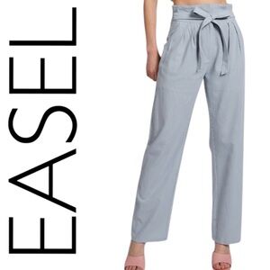 087:  EASEL NWT PANTS DUSTY BLUE (C)